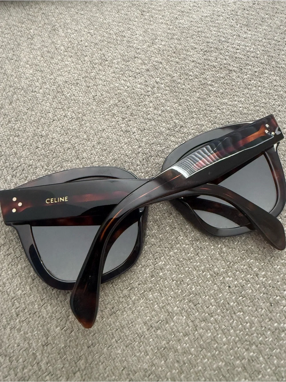 Celine Square Polarized Acetate Sunglasses